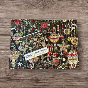 Barbara Behr Christmas Ornaments Puzzle by Bits and Pieces - 1000 Piece